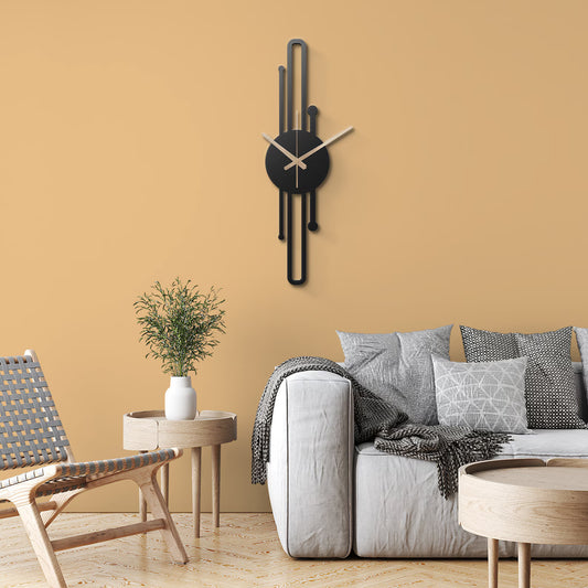 Zik Impex Trumpet Shape Wall Clock for Living Room, Bedroom, Study Room, Office and Restaurant